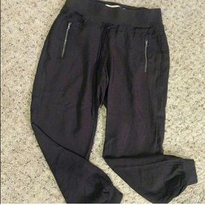 Bella dahl drawstring black joggers from revolve